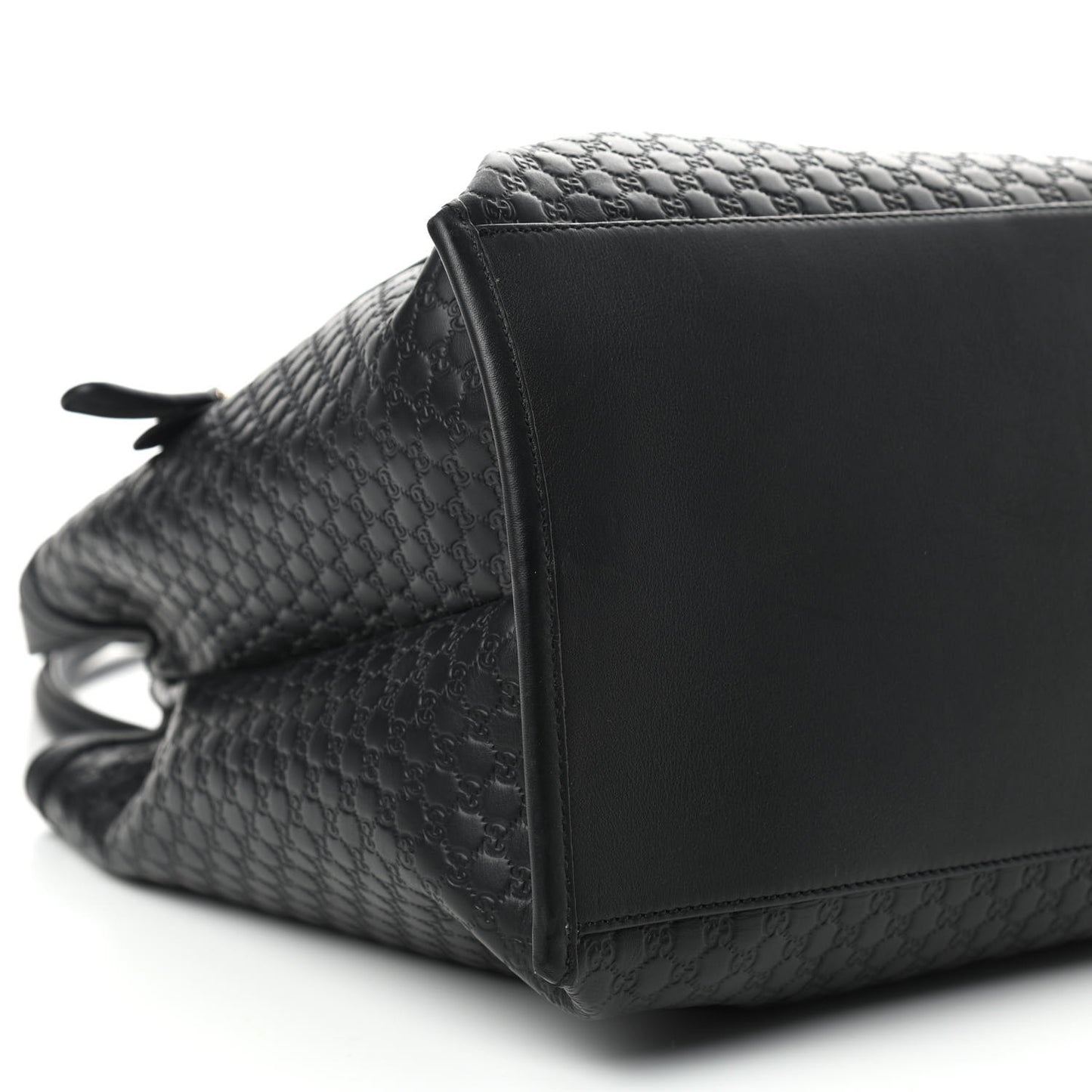 Soft Microguccissima Large Tote Black