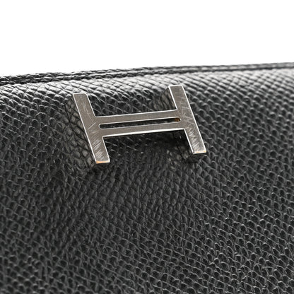 Hermes Epsom Bearn Gusset Wallet Black 7 of 11
