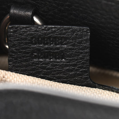 Gucci Pebbled Calfskin Studded Medium Soho Chain Shoulder Bag Black 7 of 14