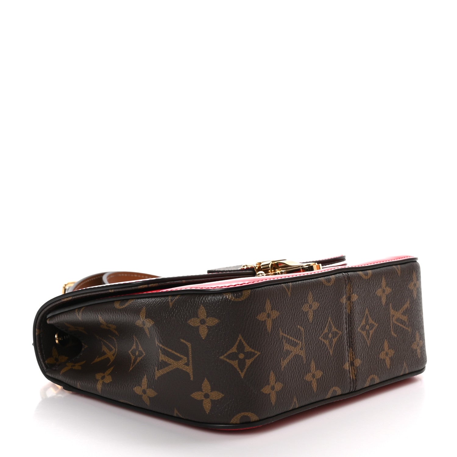 Louis Vuitton Patent Calfskin Monogram Cherrywood BB Scarlet 4 of 10