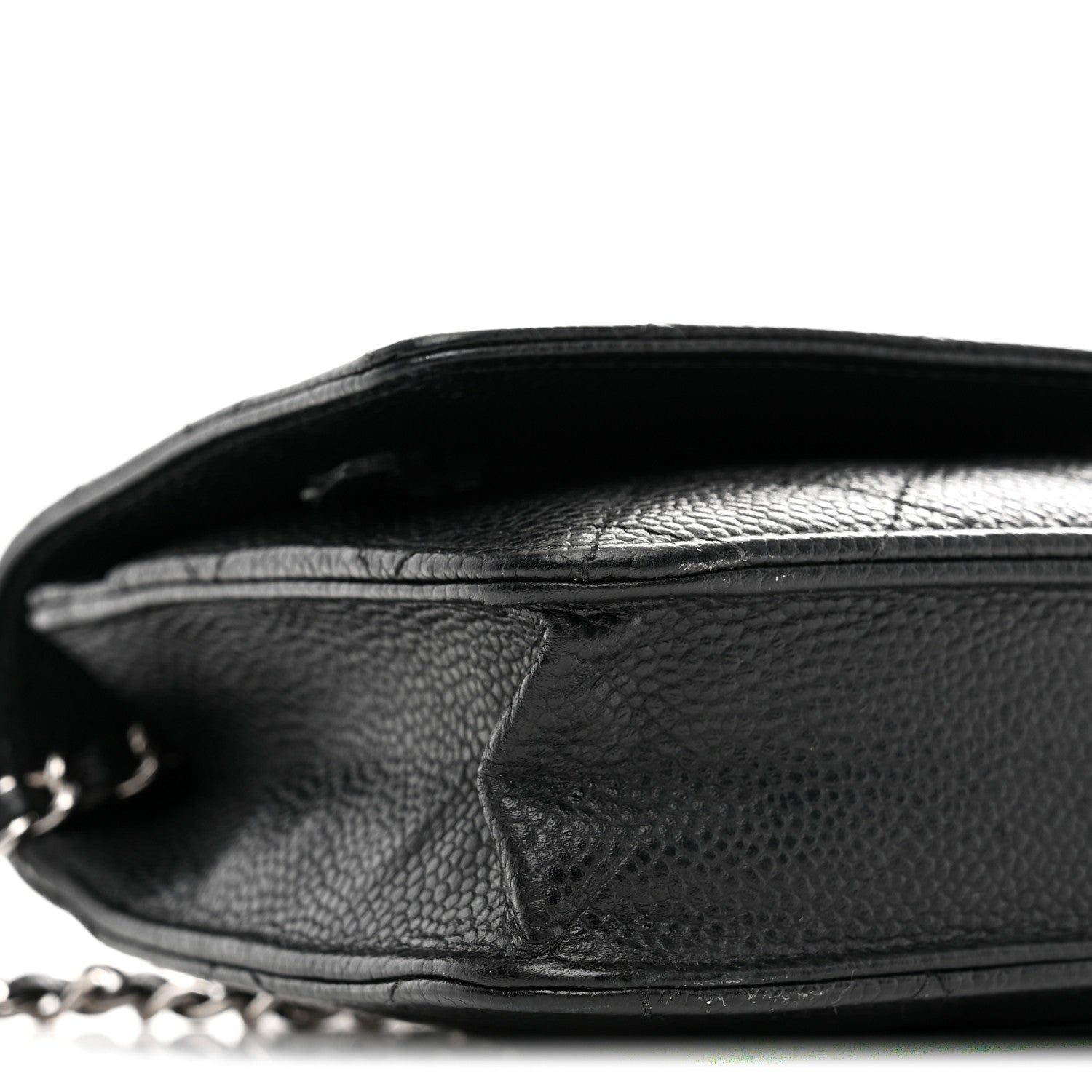 Chanel Caviar Quilted Wallet on Chain WOC Black 10 of 12