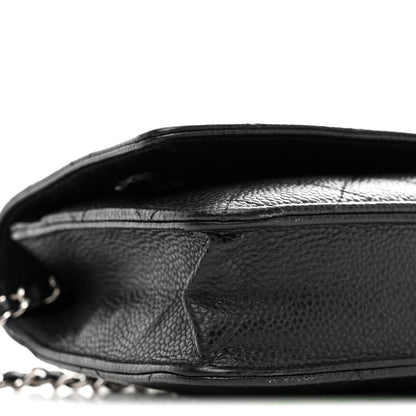 Chanel Caviar Quilted Wallet on Chain WOC Black 10 of 12
