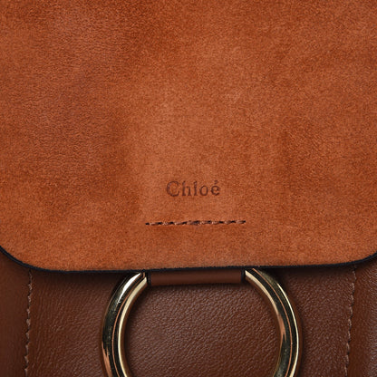 Chloe Suede Calfskin Mini Faye Backpack Tan 6 of 8