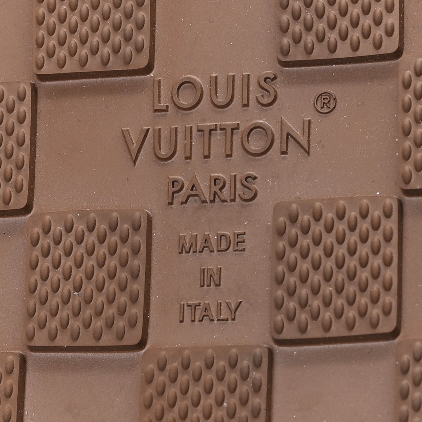 Monogram Embossed Suede LV Easy Mule 12 Marron