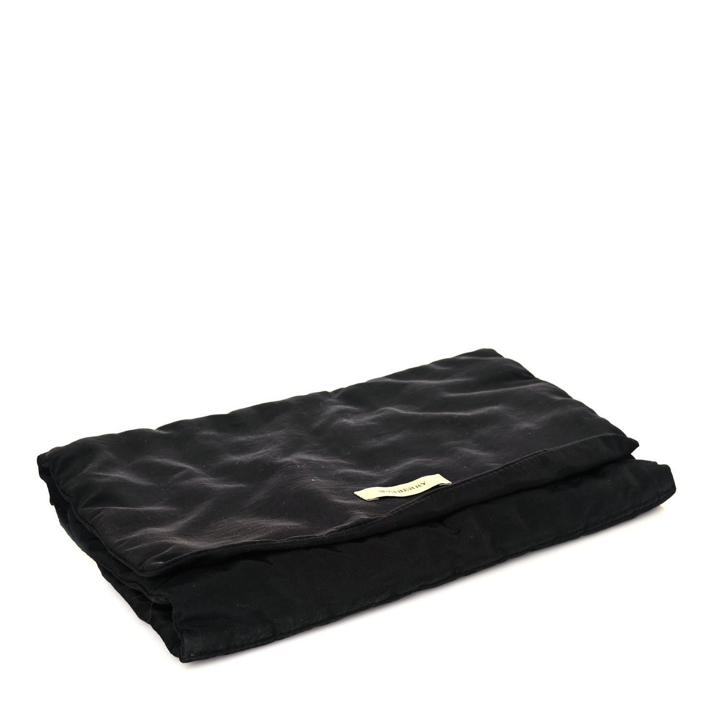 Grainy Calfskin House Check Mason Diaper Tote Black