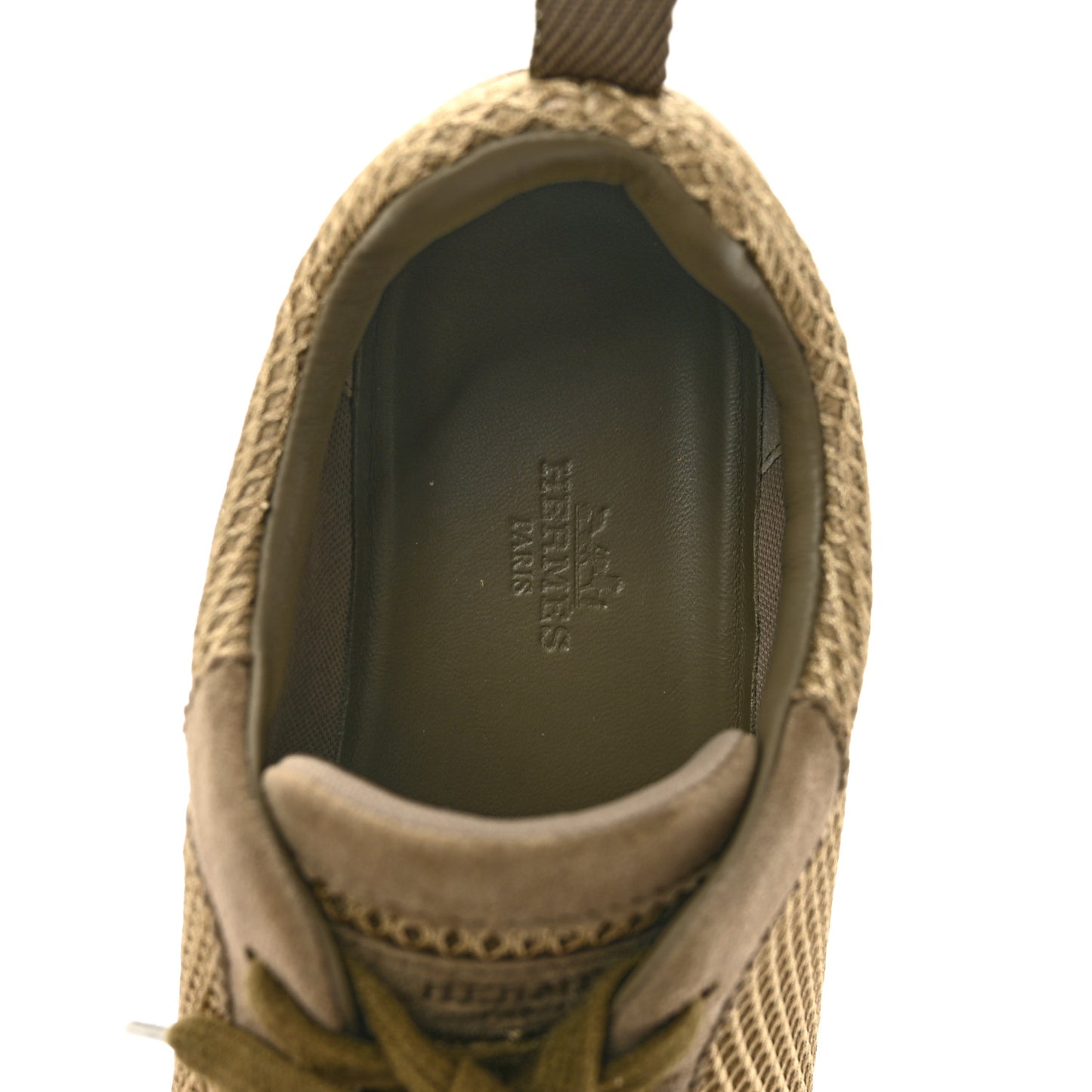 Air Mesh Suede Goatskin Bouncing Sneakers 37 Vert Toundra