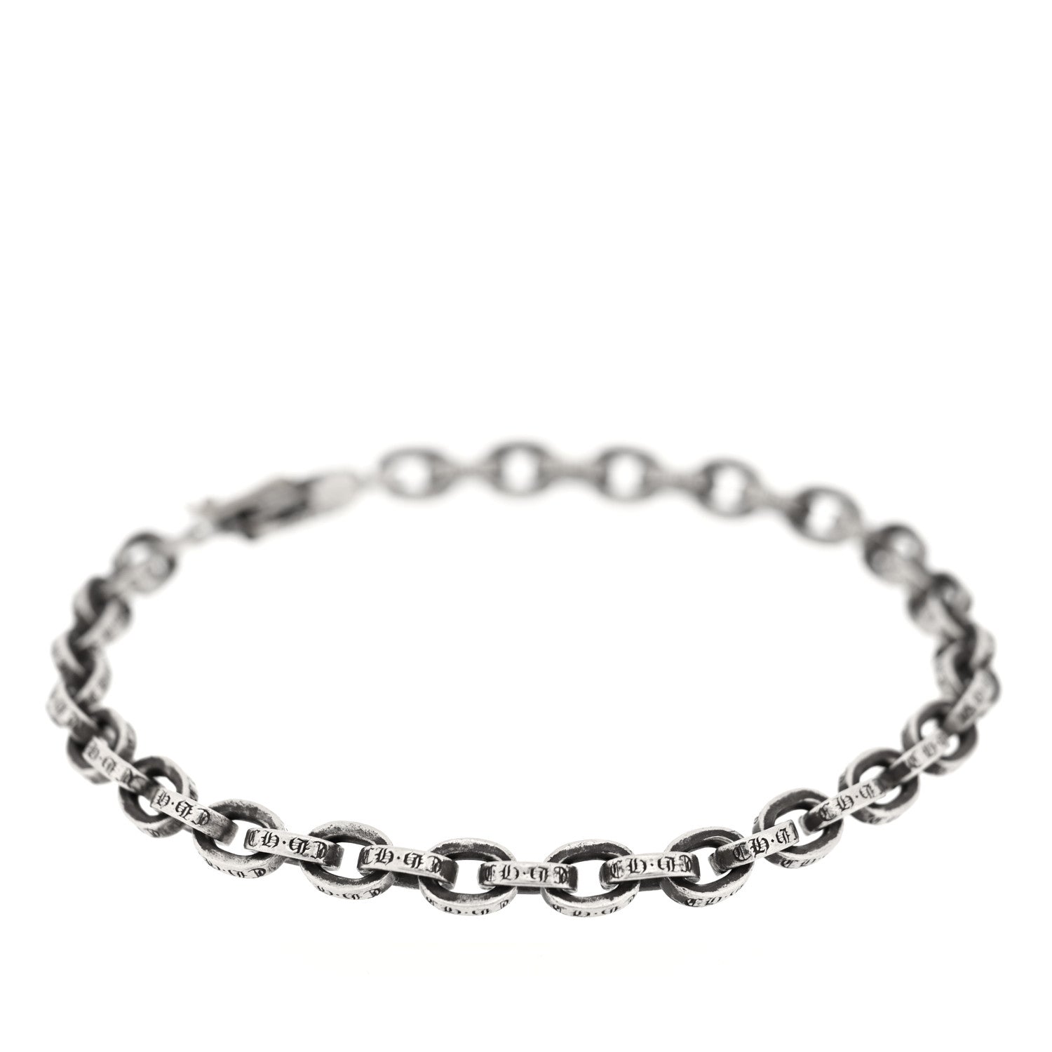 Chrome Hearts Sterling Silver Paper Chain Bracelet 1 of 3