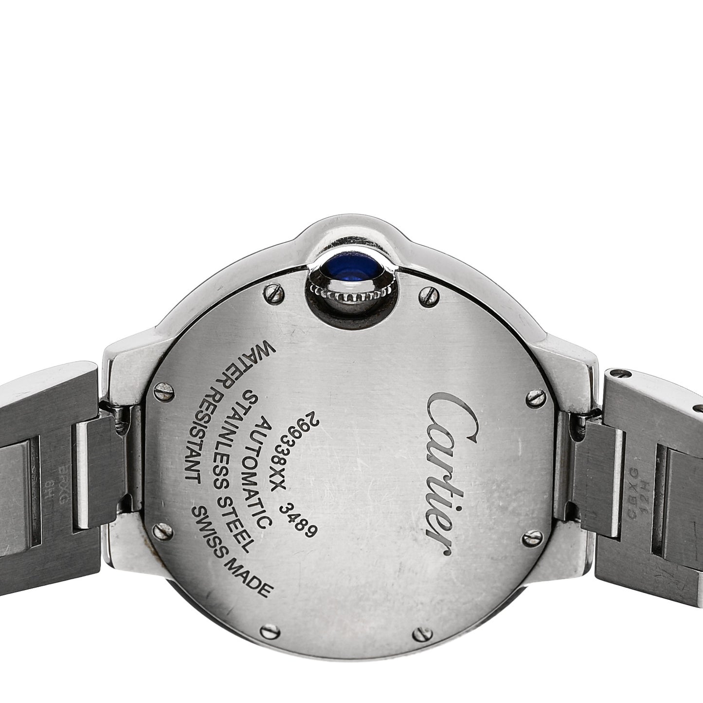 Stainless Steel Diamond 33mm Ballon Bleu De Cartier Automatic Watch
