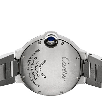 Cartier Stainless Steel Diamond 33mm Ballon Bleu De Cartier Automatic Watch 4 of 4