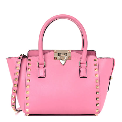 Valentino Garavani Vitello Mini Rockstud Double Handle Tote Ninphea 1 of 9