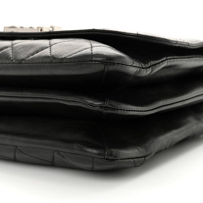 Chanel Lambskin Quilted Boy Messenger Black 10 of 10