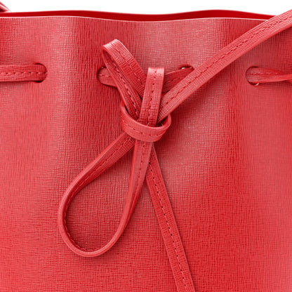 Mansur Gavriel Calfskin Mini Mini Bucket Bag Flamma 8 of 10