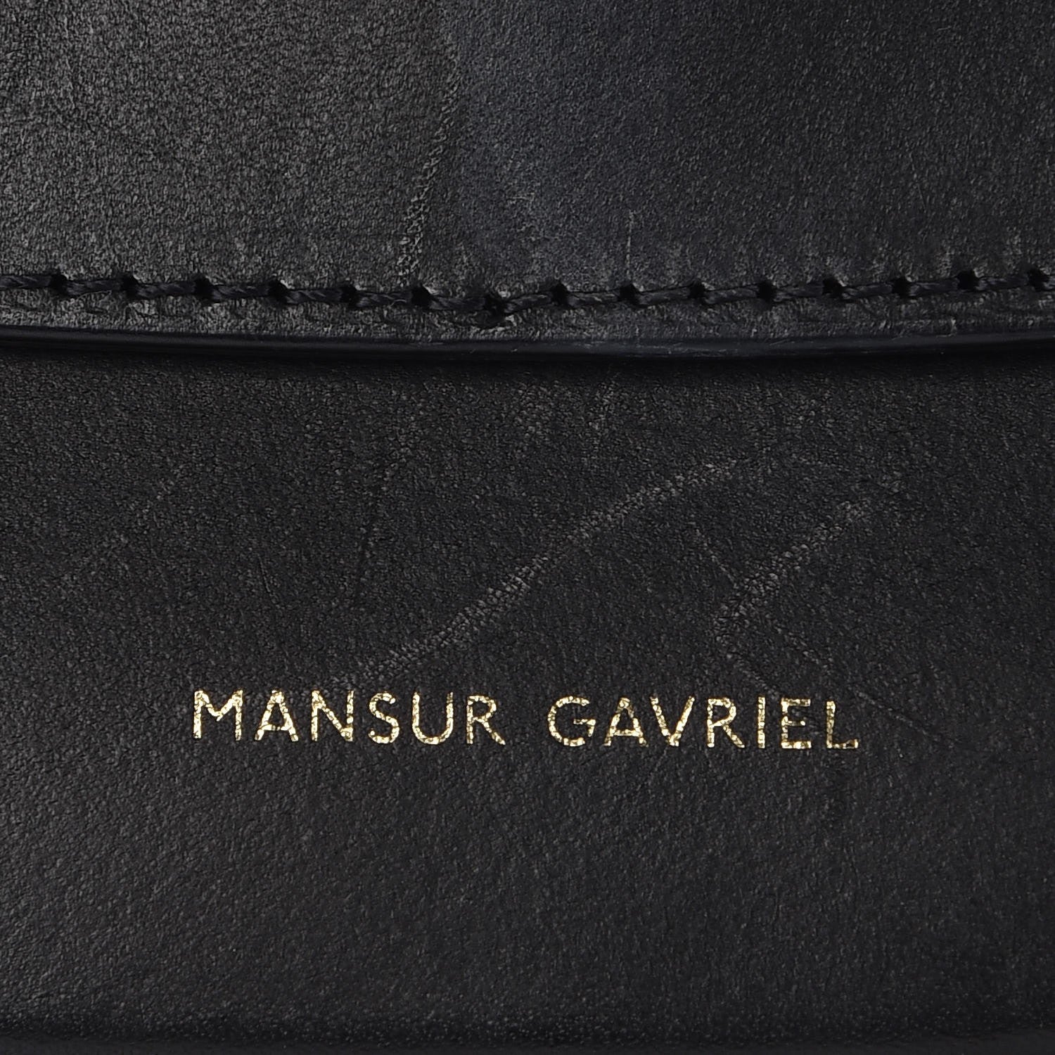 Mansur Gavriel Calfskin Flap Crossbody Bag Black 8 of 8