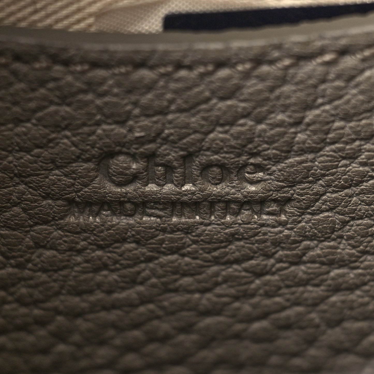 Calfskin Large Tess Bag Motty Grey