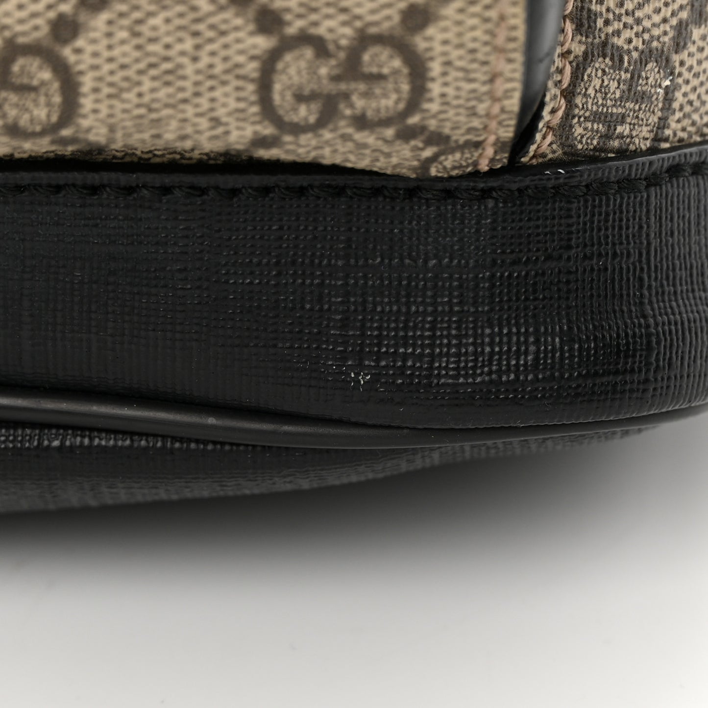 GG Supreme Monogram Small Eden Day Backpack Black