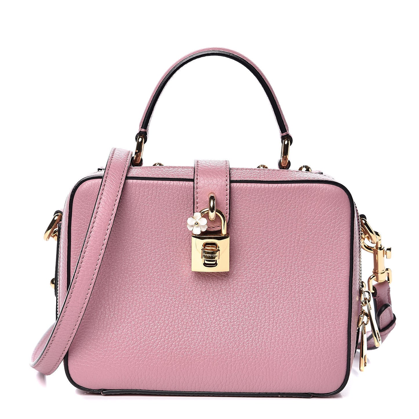 Calfskin Miss Bonita Box Bag Pink