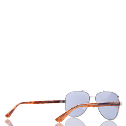 Gucci Web Aviator Sunglasses GG0528S Tortoise 3 of 7