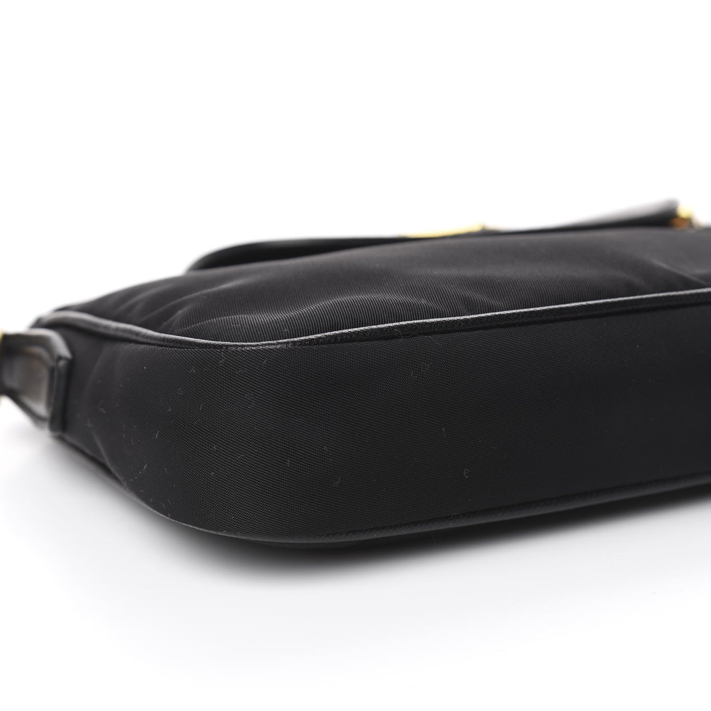 Tessuto Nylon Saffiano Crossbody Bag Black