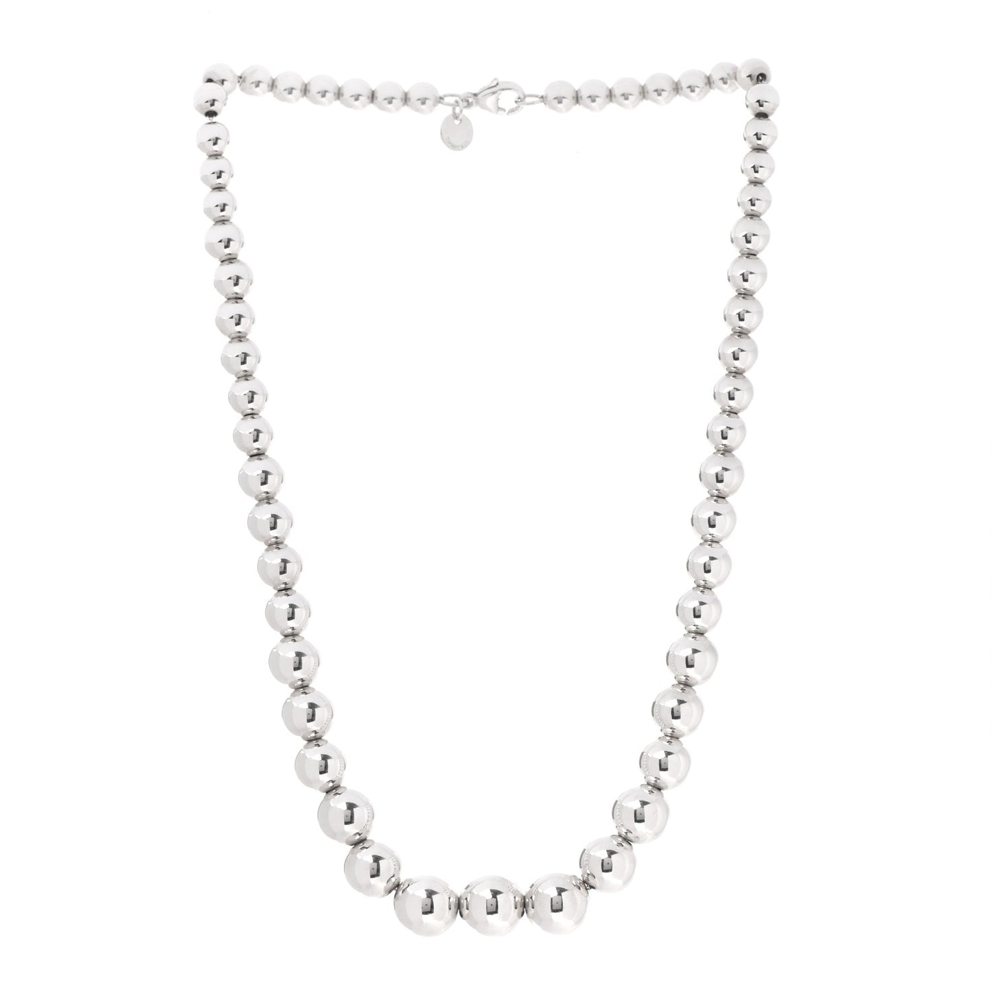 Sterling Silver HardWear Graduated Ball Necklace