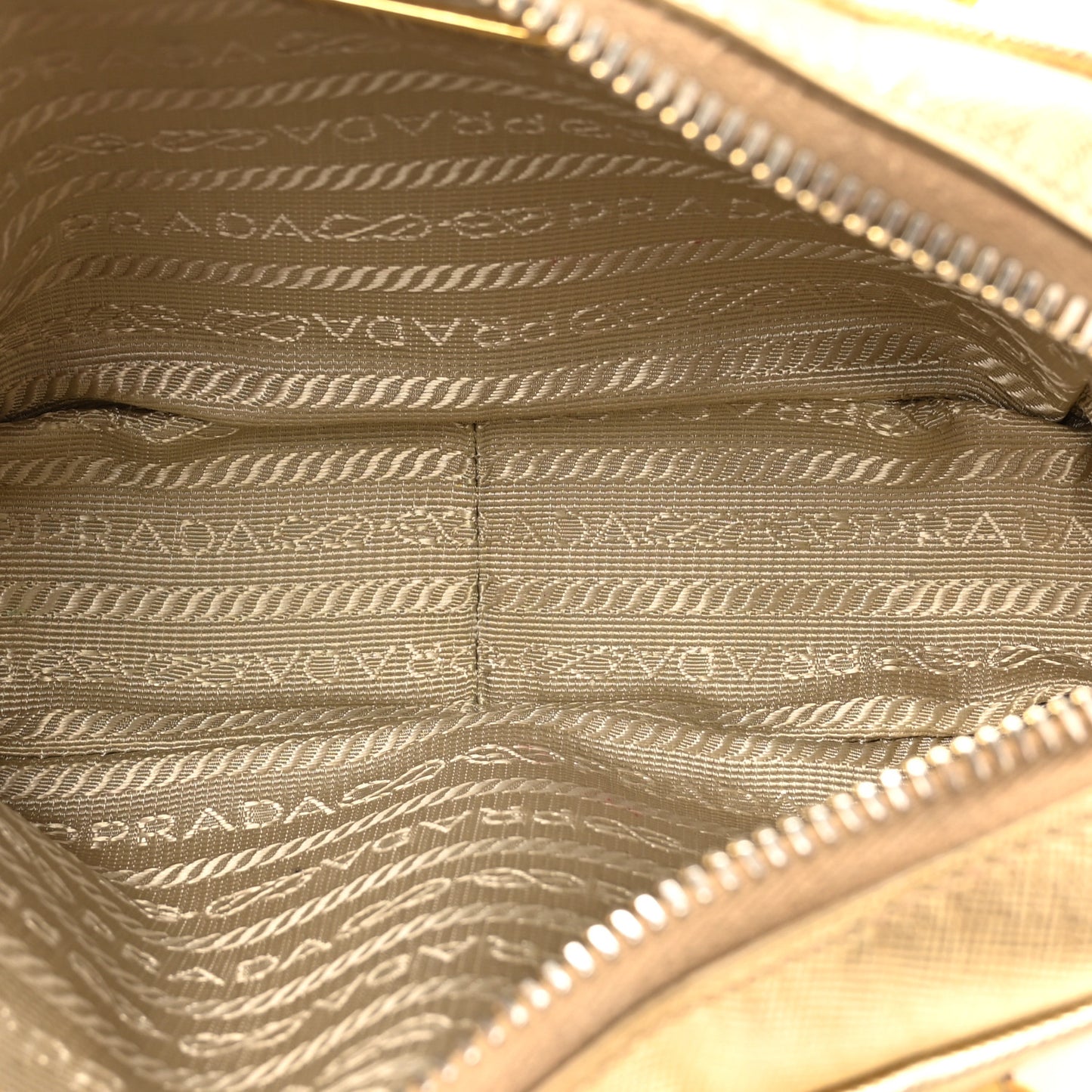 Saffiano Lux Mini Top Handle Crossbody Bag Platino