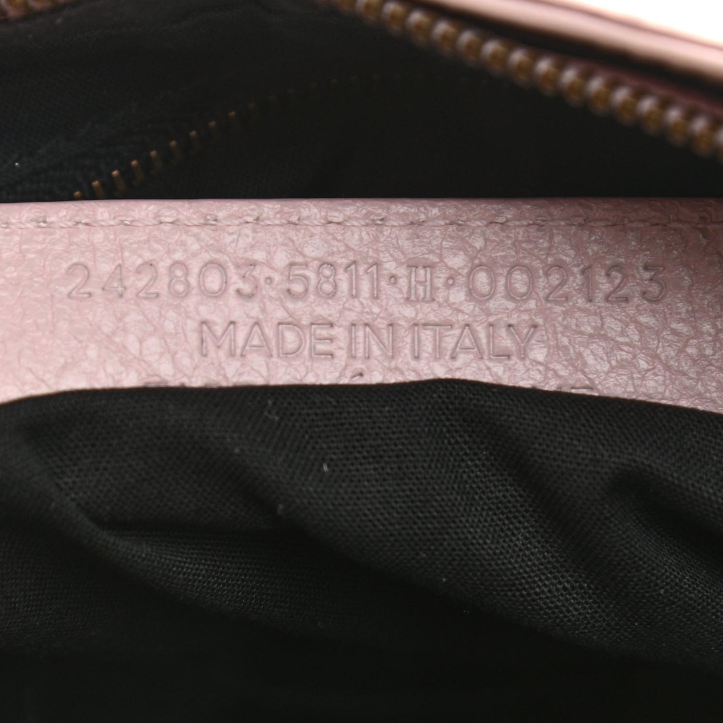 Agneau Classic Hardware Hip Rose Poudre