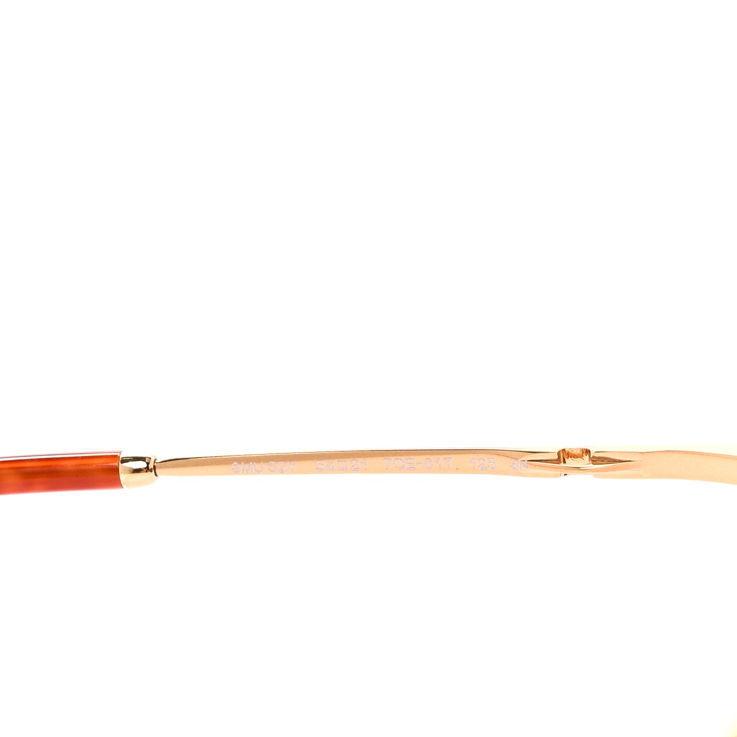 Metal Oval Sunglasses SMU52Y Tortoise Loden