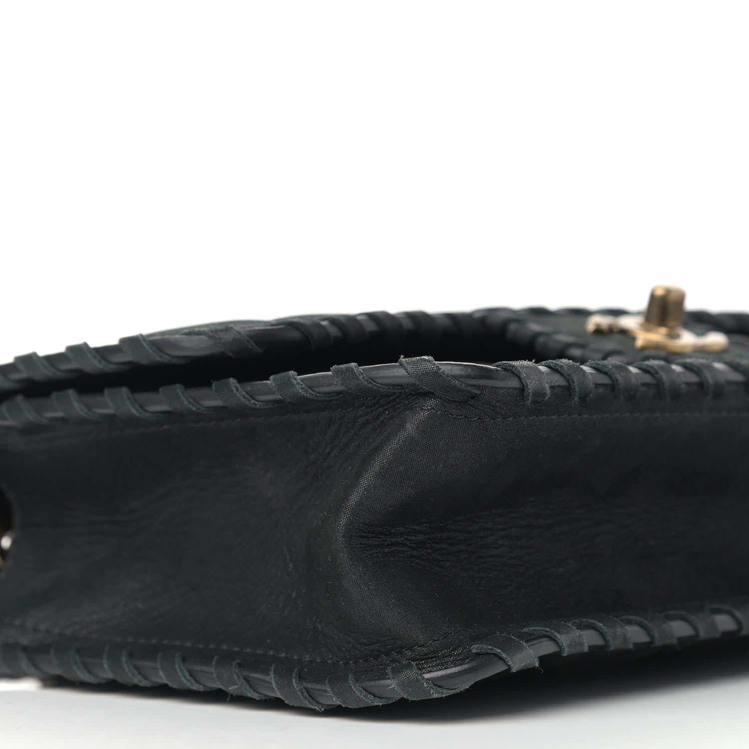 Chanel Iridescent Calfskin Small Happy Stitch Flap Black 9 of 10