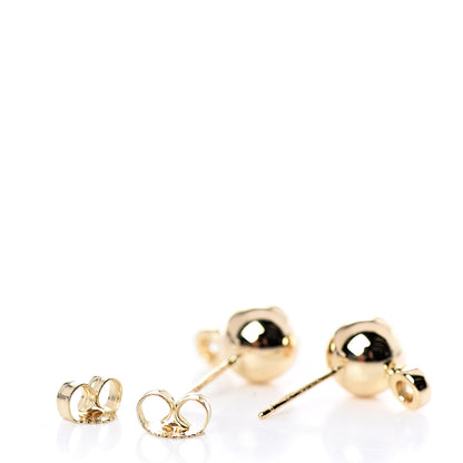 Tiffany 18K Yellow Gold Diamond HardWear Ball Earrings 3 of 4