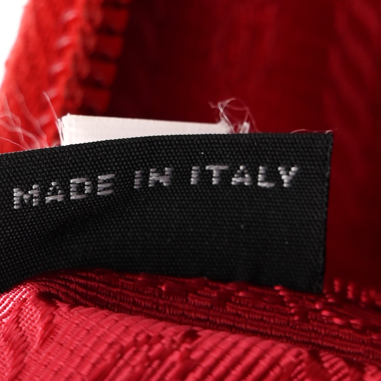 Prada Tessuto Nylon Mini Re-Edition 2000 Bag Rosso 7 of 12
