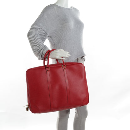 Louis Vuitton Epi Sirius 45 Rouge 2 of 7