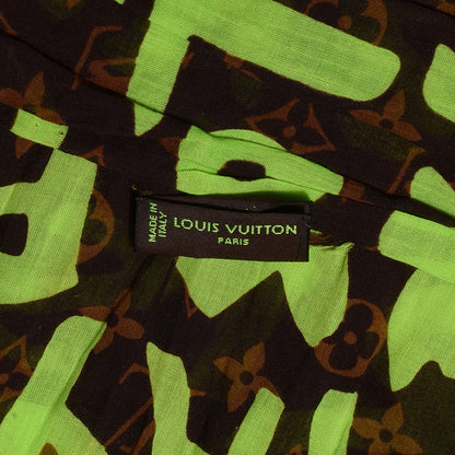 Louis Vuitton Cotton Graffiti Green 5 of 6