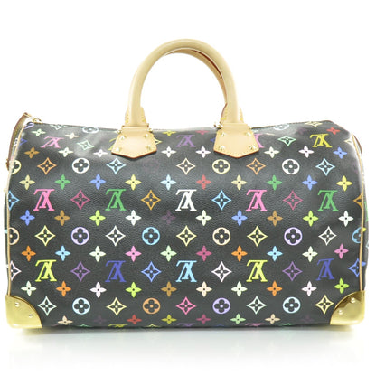 Louis Vuitton Monogram Multicolor Speedy 40 Black 4 of 11