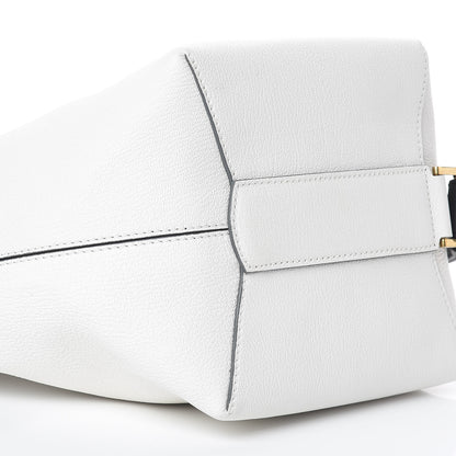 Givenchy Grained Calfskin Medium GV Bucket Bag White 8 of 9