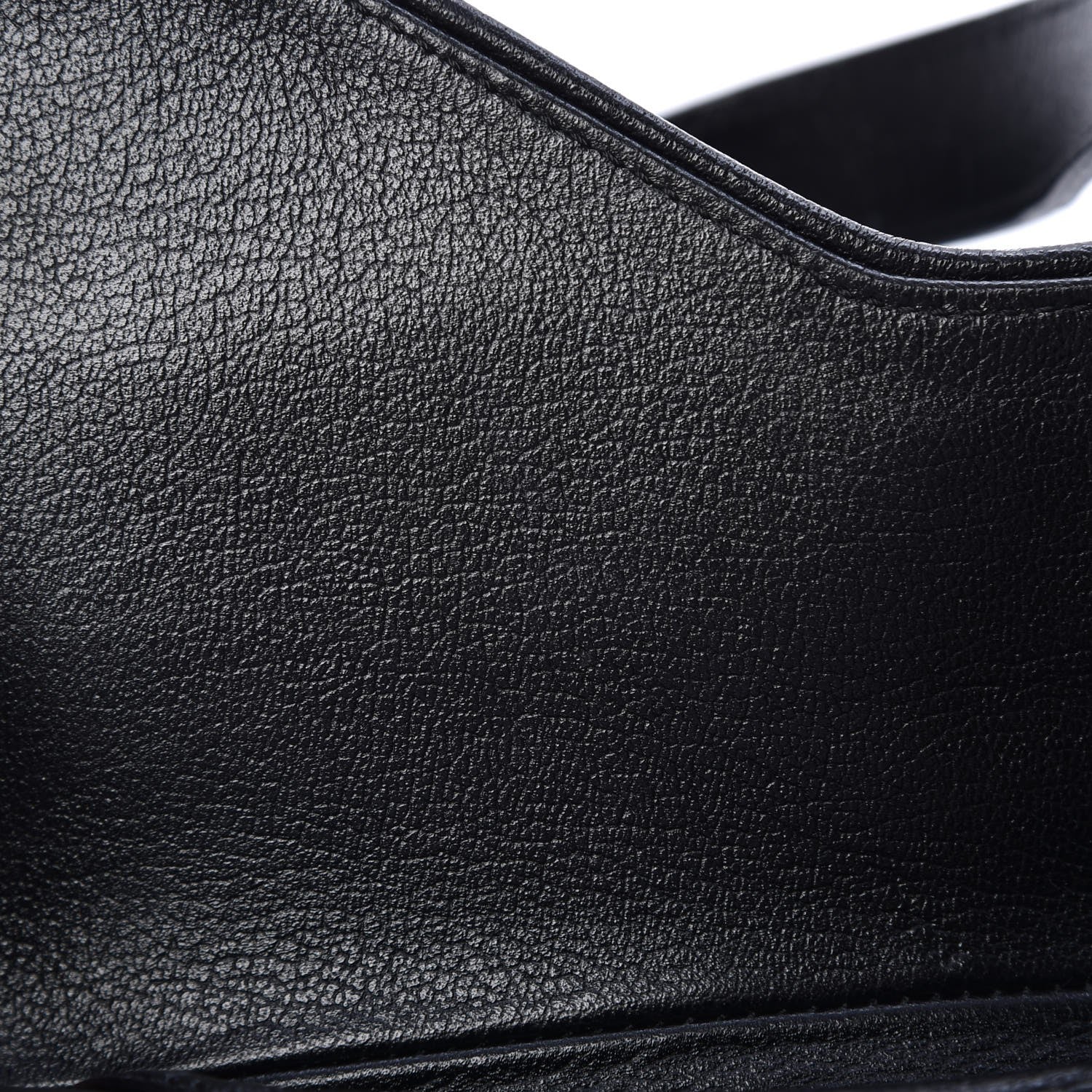 Christian Dior Calfskin Saddle Bag Black 9 of 10