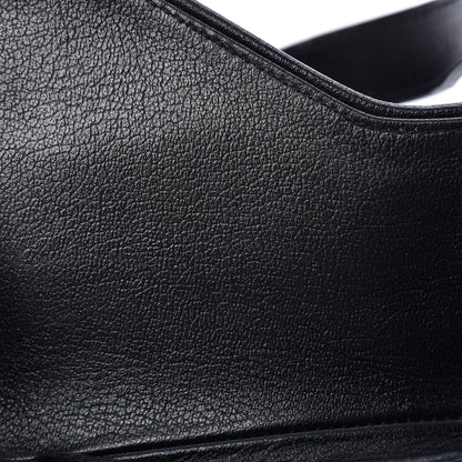 Christian Dior Calfskin Saddle Bag Black 9 of 10