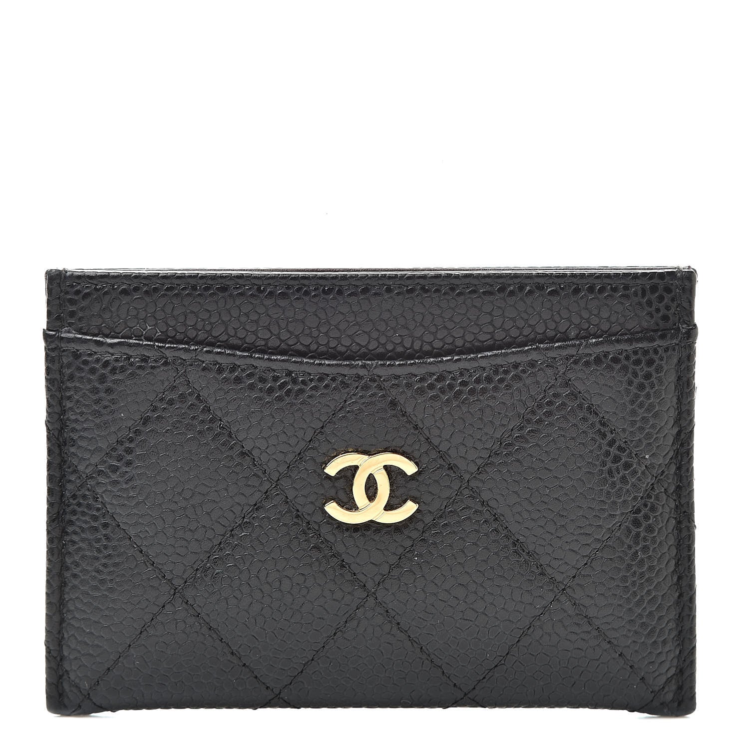 Chanel Caviar Quilted Card Holder Black 1 of 9