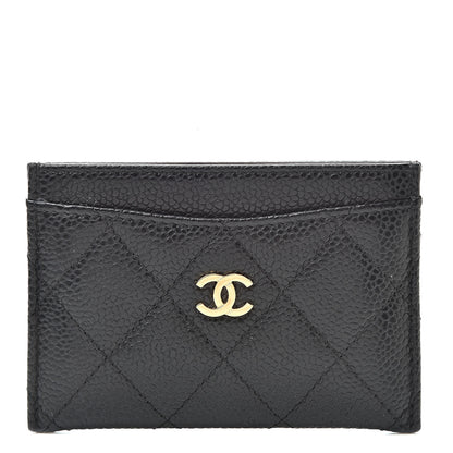 Chanel Caviar Quilted Card Holder Black 1 of 9