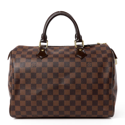 Louis Vuitton Damier Ebene Speedy 30 1 of 16