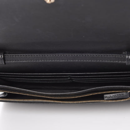 Gucci Microguccissima Crossbody Wallet Black 6 of 9