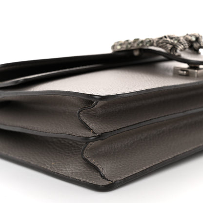Gucci Pebbled Calfskin Small Dionysus Shoulder Bag Dusty Grey 8 of 9