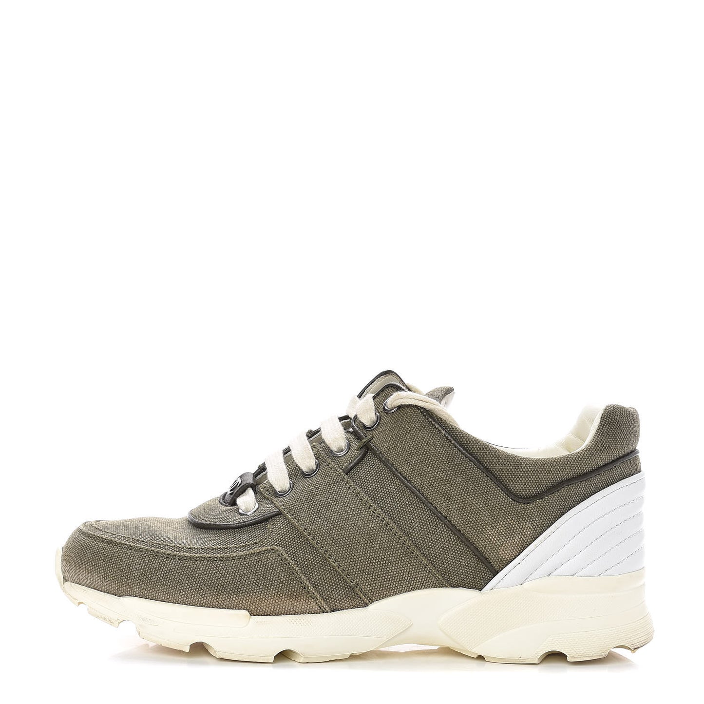 Fabric CC Sneakers 37.5 Khaki