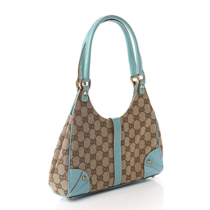 Gucci Monogram Jackie O Hobo Turquoise 3 of 10