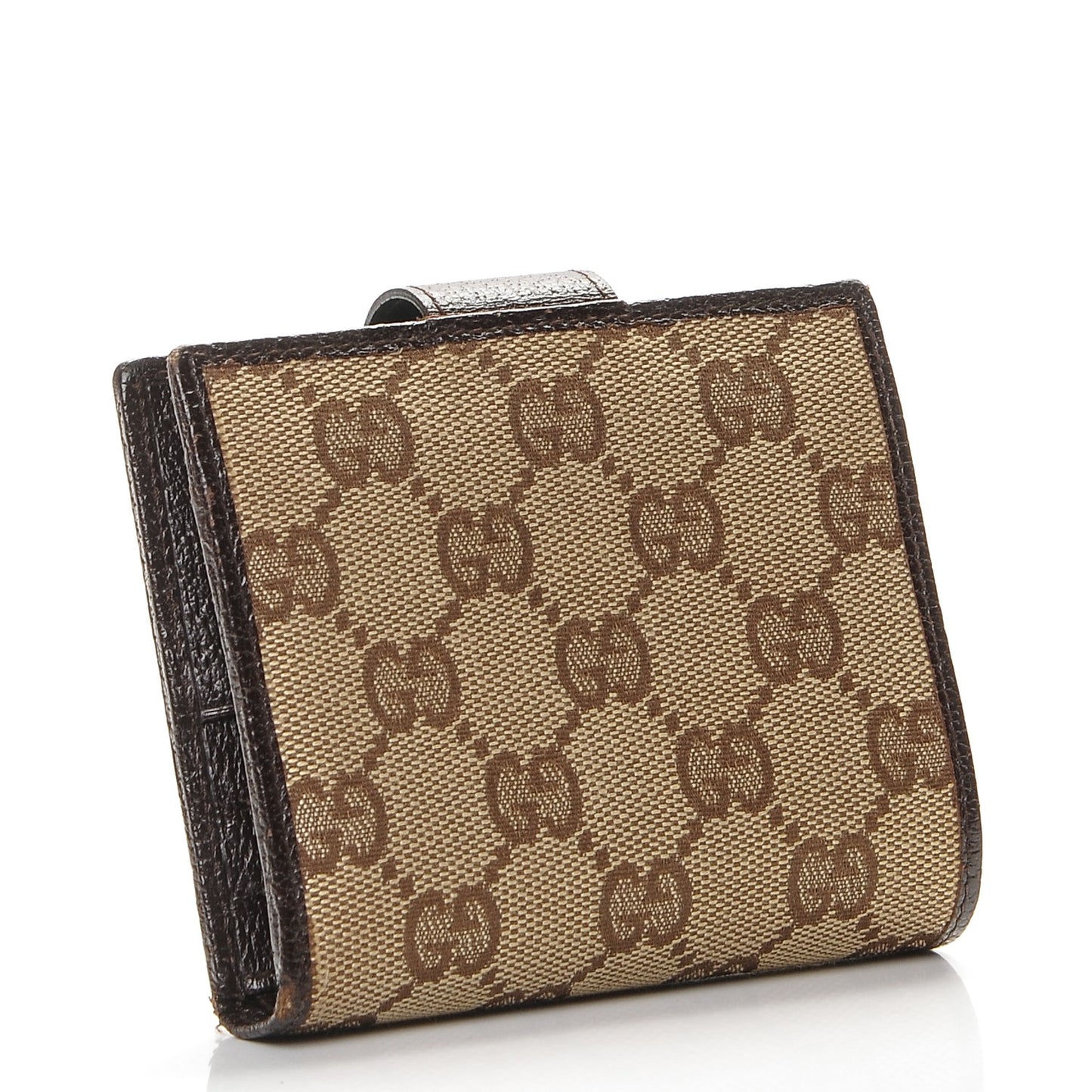 Monogram Compact Wallet Dark Brown