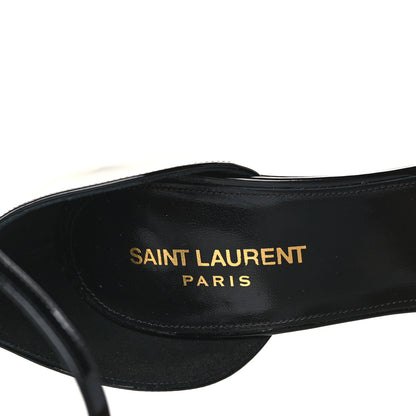 Saint Laurent Patent Calfskin Opyum 110 Sandals 39 Black 8 of 10