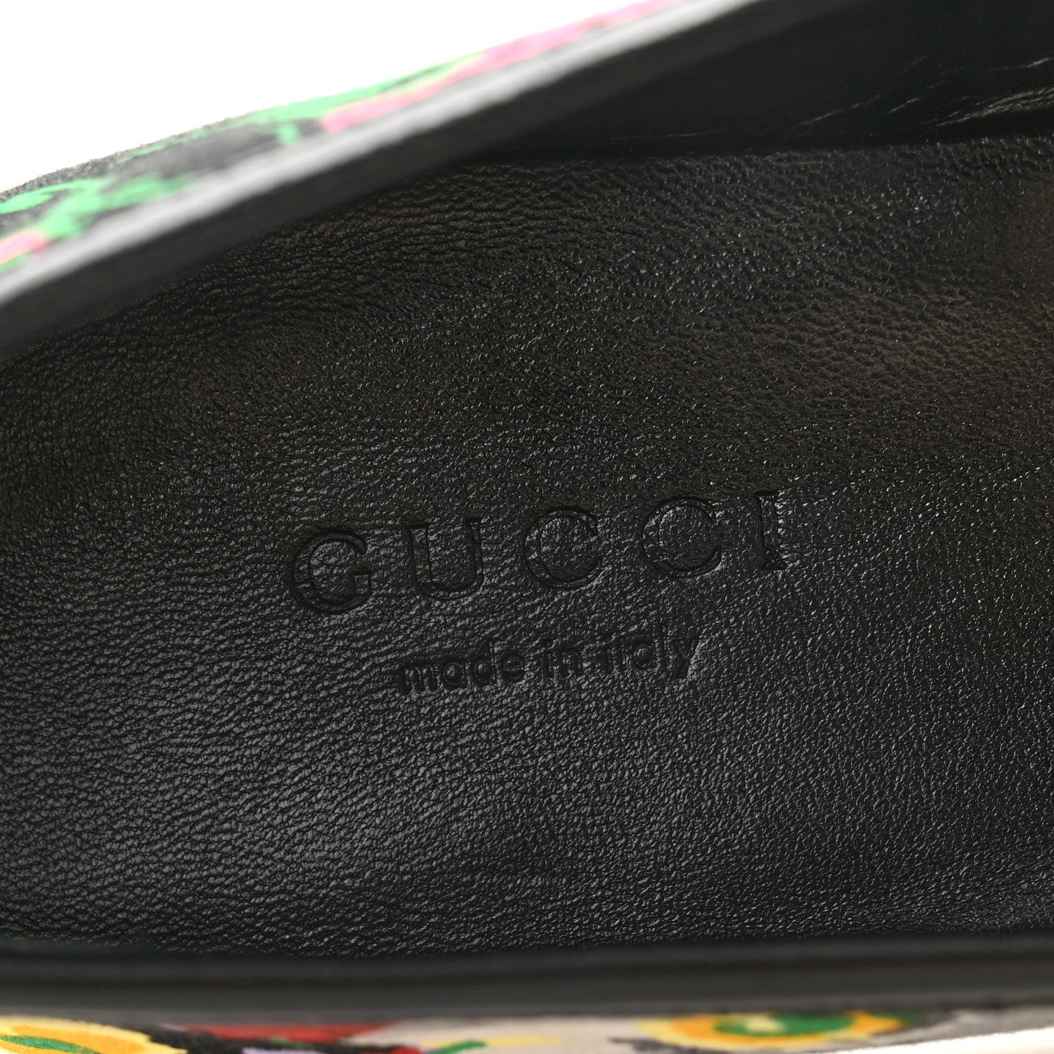 Gucci Floral Horsebit Womens Jordaan Loafers 35 Multicolor 6 of 8