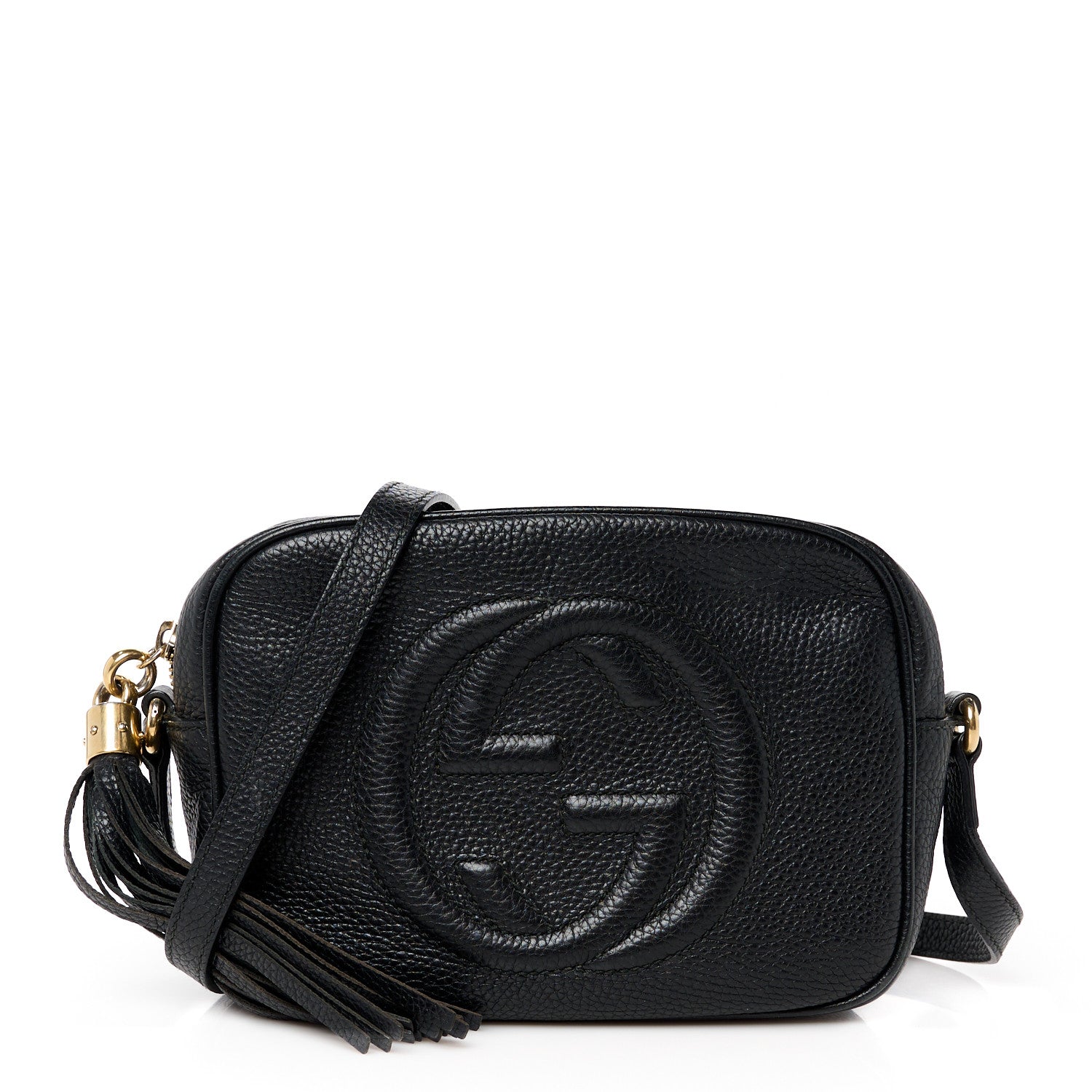 Gucci Pebbled Calfskin Small Soho Disco Bag Black 1 of 14