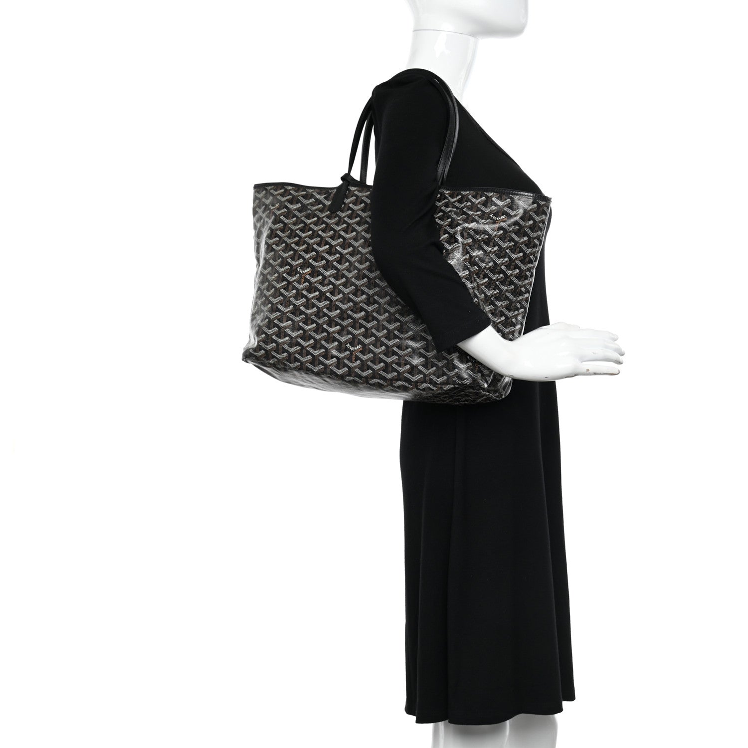 Goyard Goyardine Saint Louis PM Black 2 of 12