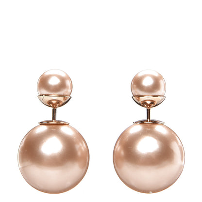Christian Dior Pearl Mise En Dior Tribal Earrings Pink 1 of 4