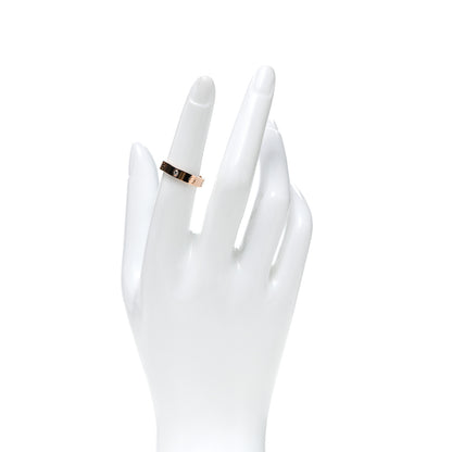 Cartier 18K Pink Gold Diamond 4mm LOVE Wedding Band Ring 52 6 2 of 6