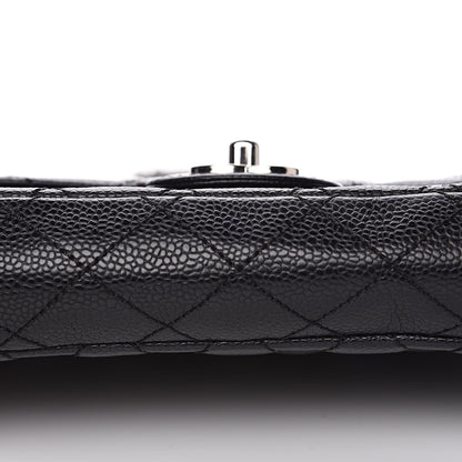 Chanel Caviar Quilted East West Flap Black 10 of 12
